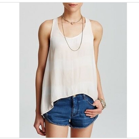 Free People Washed Away Drapy Tank Top Size Small - Picture 3 of 15